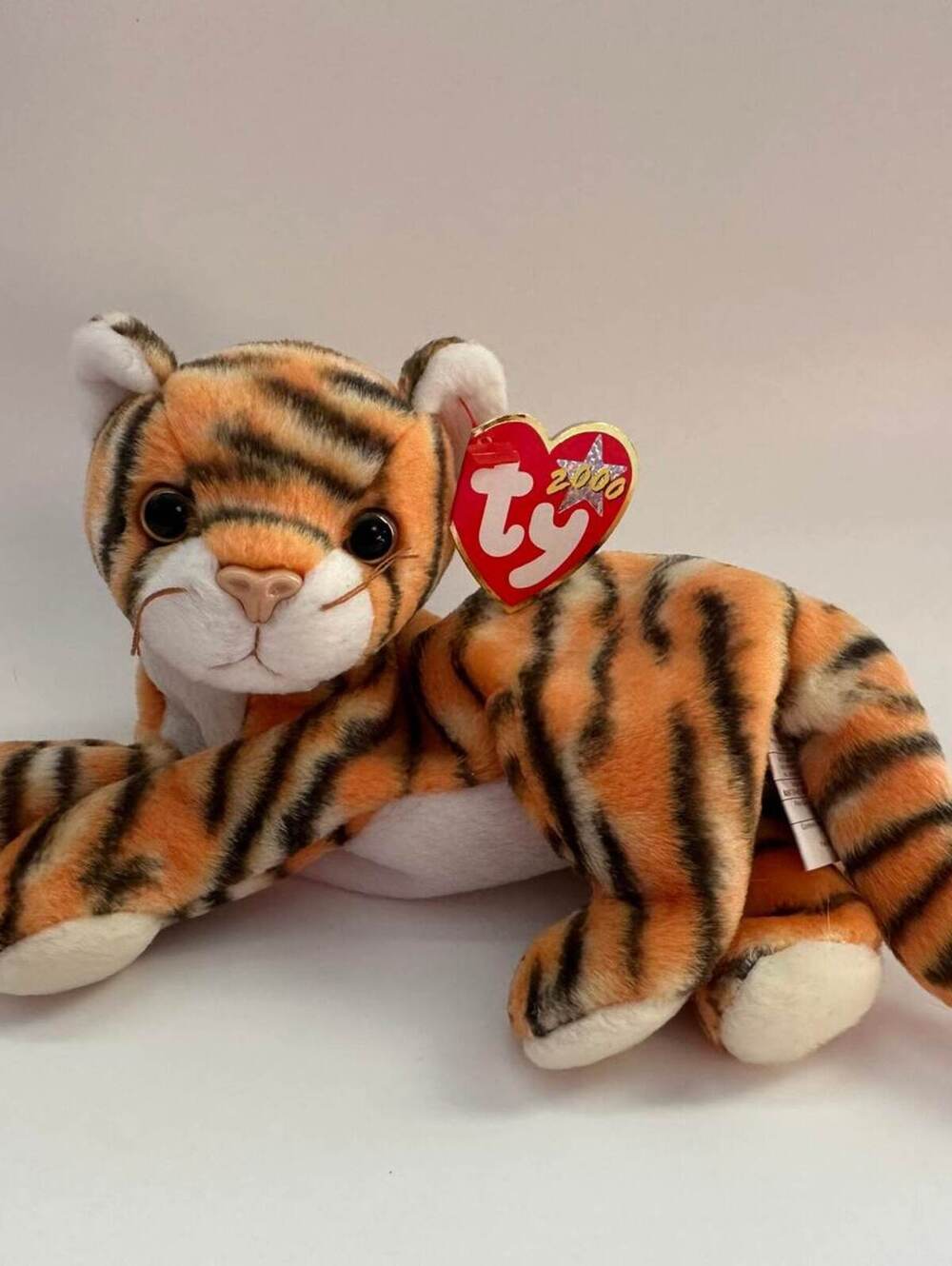 Ty Beanie Baby “India” the Adorable Tiger! (7 inch)